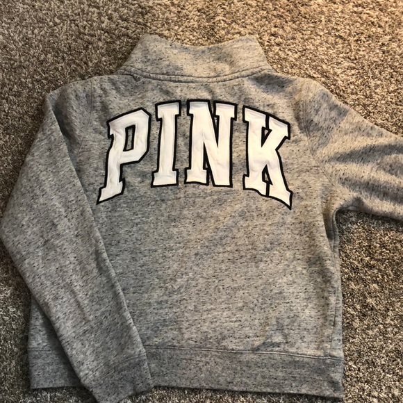 ✨PINK grey short sweatshirt✨ - Picture 3 of 3